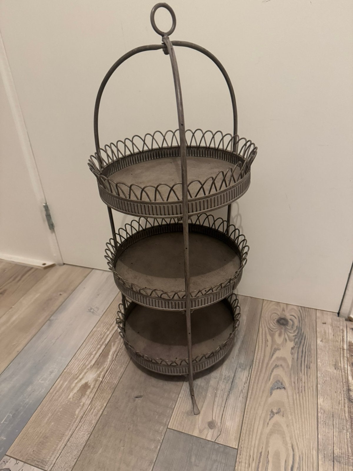 Leuke metalen etagere, Etagère, Metaal, Inklapbaar, Ophalen of Verzenden