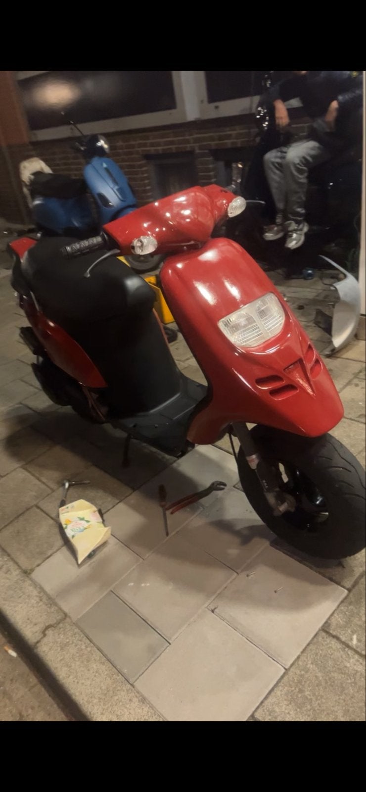 Piaggio Typhoon DR70 - Net gespoten, met WOK-melding, Fietsen en Brommers, Scooters | Piaggio, Ophalen, Gebruikt, Overige modellen
