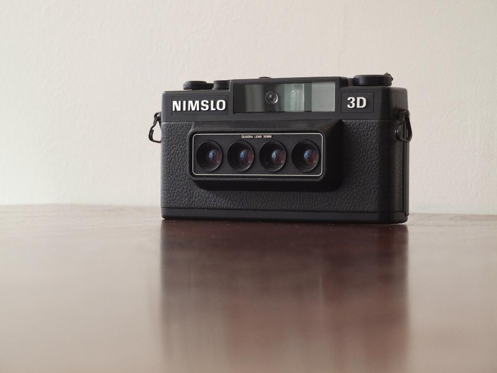 Nimslo 3D camera, Ophalen of Verzenden, Gebruikt, Compact, Overige Merken