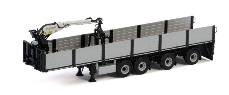 WSI 4 ASSIGE STENENTRAILER + KENNIS KRAAN, Wsi, ., Nieuw, Ophalen of Verzenden