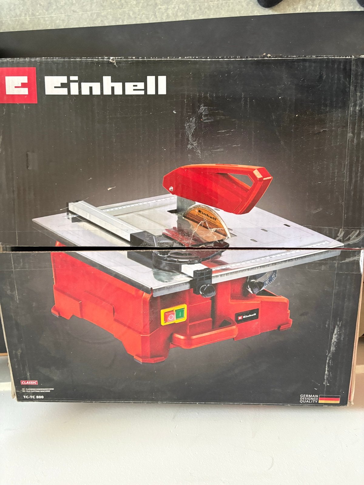Einhell Tegelzaagmachine TC-TC 800, Doe-het-zelf en Verbouw, Ophalen, Gebruikt, Overige typen, 600 tot 1200 watt