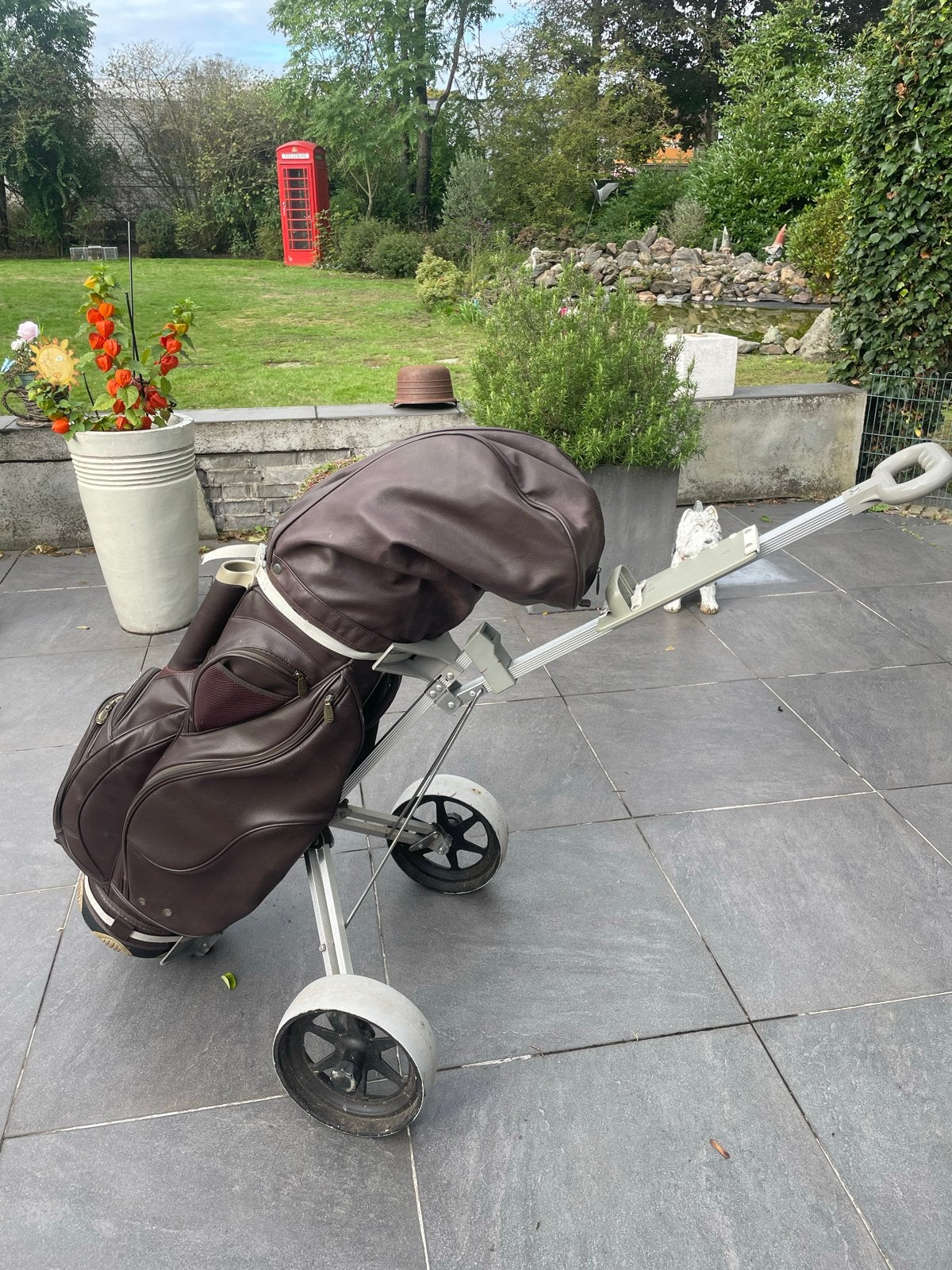 Complete golfset met tas en trolley - Gebruikt, Sport en Fitness, Ophalen, Gebruikt, Set, Overige merken