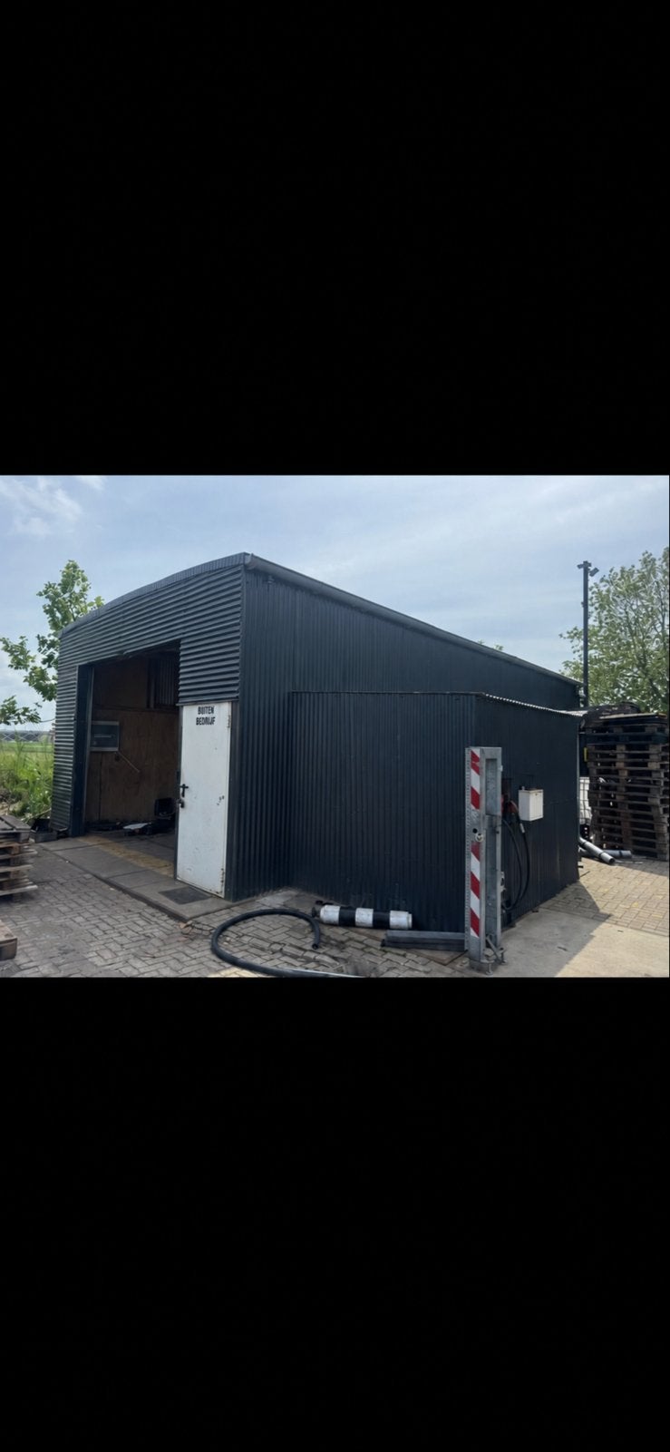 Ruime loods met elektrische roldeur (550x1250 cm), 70 m², Koop, Opslag of Loods
