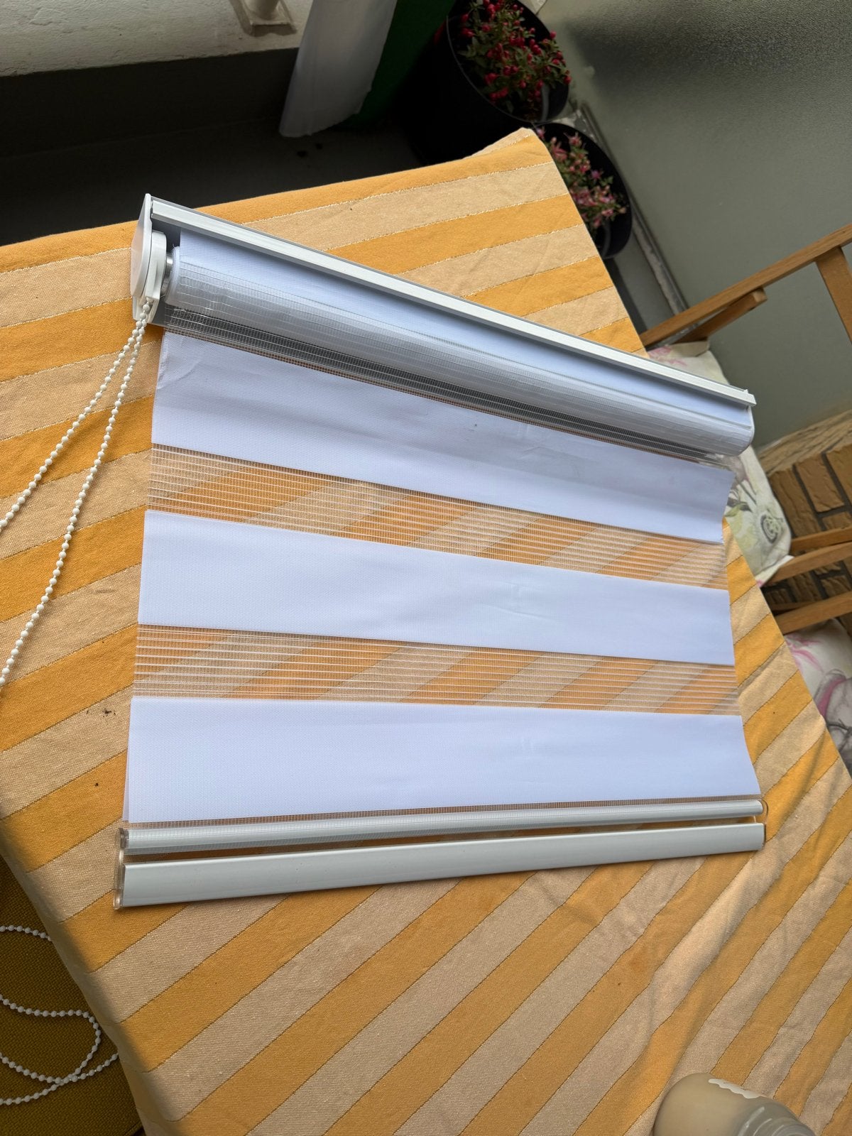 JYSK Duo Rolgordijn - Wit, Huis en Inrichting, Stoffering | Gordijnen en Lamellen, Duo rolgordijn, Wit, Ophalen of Verzenden, Polyester