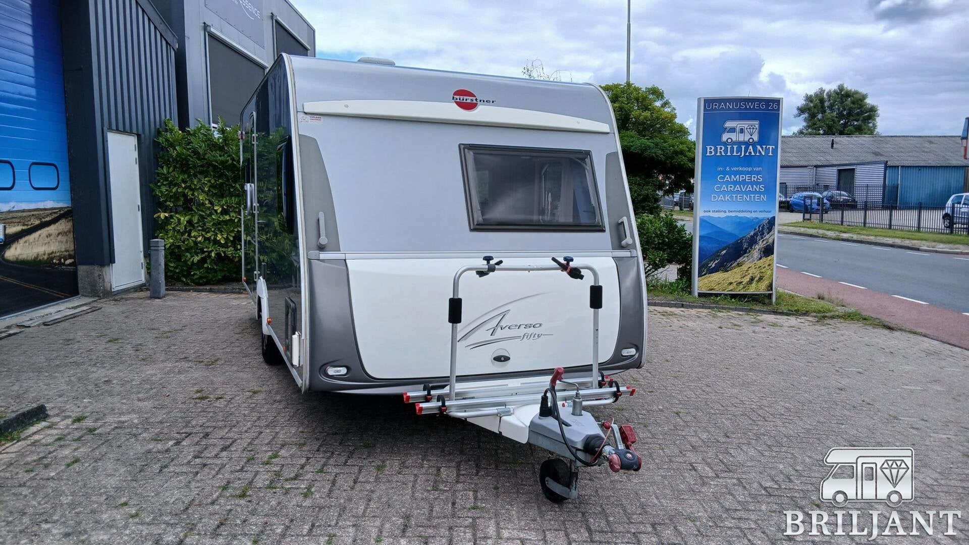 Bürstner Averso Fifty 460 TS .. fransbed/rondzit/facetoface, Rondzit, Bedrijf, Bürstner, Hordeur