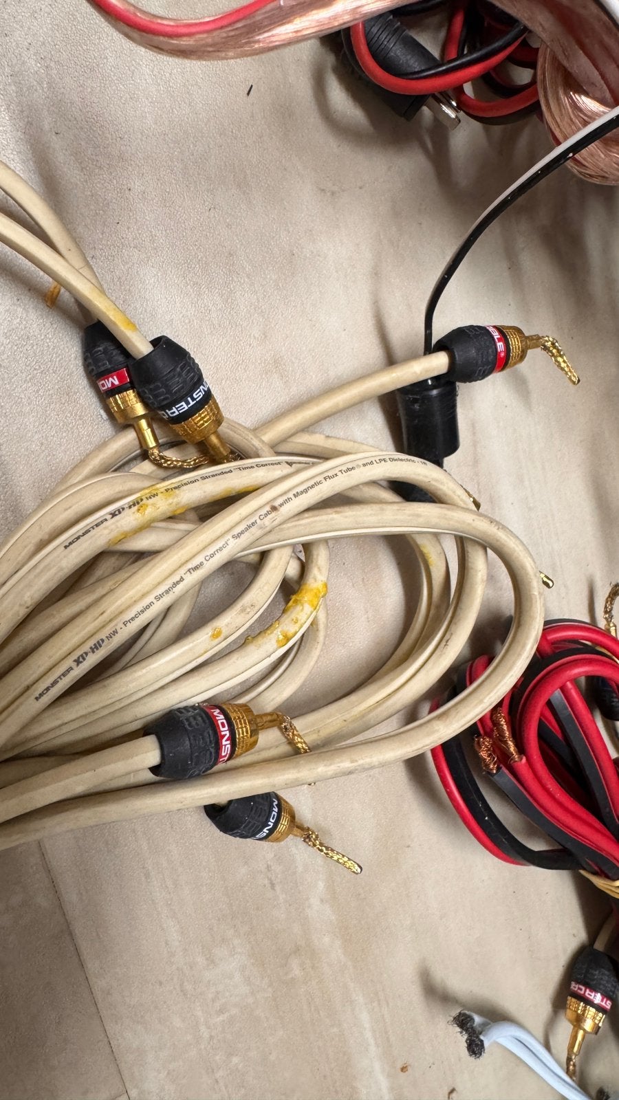 Bose b&o meters (o.a. high-end) luidsprekerkabels speaker, Ophalen of Verzenden, Gebruikt, Luidsprekerkabel