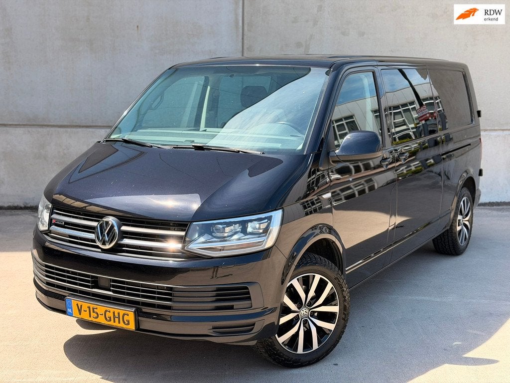 Volkswagen Transporter L2H1 DC 150PK 4Motion DSG 2x schuifde, Auto's, Stof, Gebruikt, 4 cilinders, 150 pk