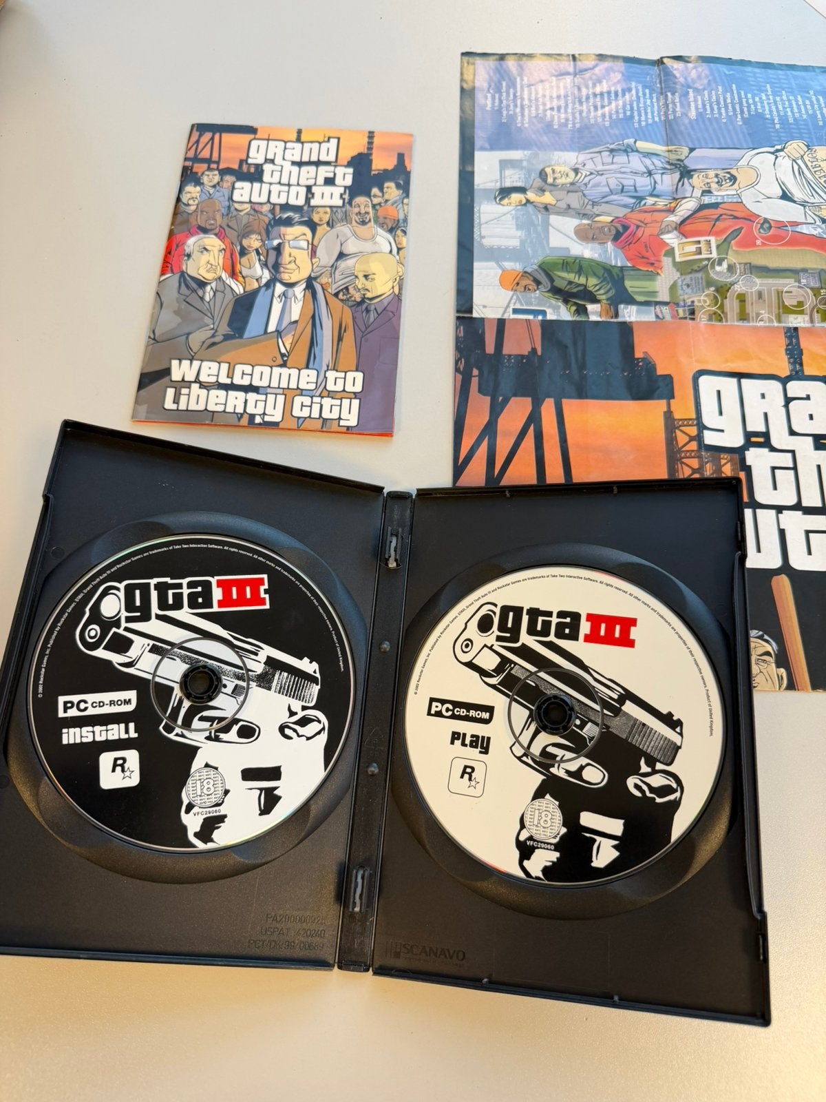 PC CD-ROM Grand Theft Auto III GTA 3 Compleet met boekje map, Avontuur en Actie, Vanaf 18 jaar, 1 speler, Ophalen of Verzenden
