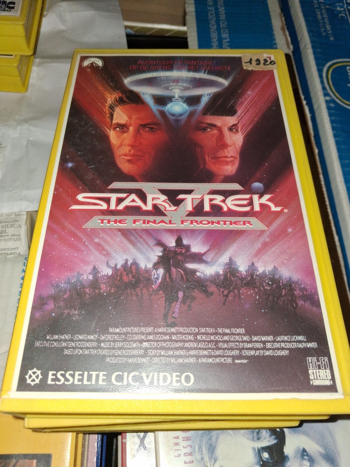 Vhs ex-rental  - Star Trek V, Ophalen of Verzenden, Gebruikt, Science Fiction en Fantasy