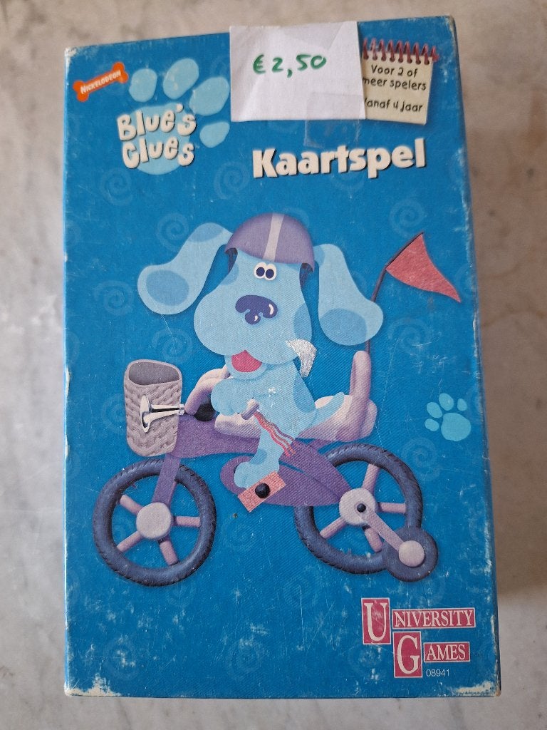 Blue's Clues Kaartspel - Leerzaam en Leuk voor Kinderen, Ophalen of Verzenden, Gebruikt, Puzzelen