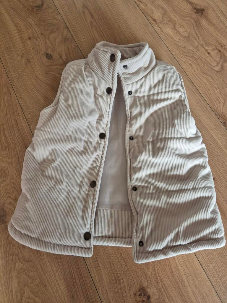 Bodywarmer ivoor maat 110/116, Ophalen, Zo goed als nieuw, Meisje, Jas