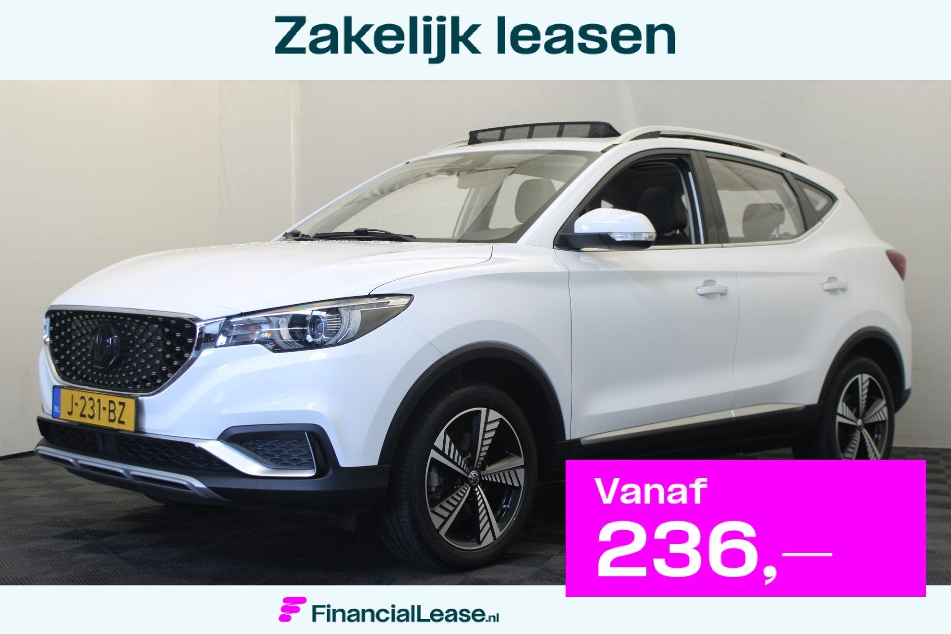 MG ZS EV MG Luxury 45 kWh |Pano|Camera|, Gebruikt, Zwart, 143 pk, 38 min