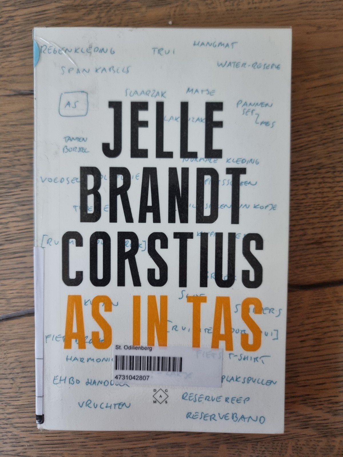 Jelle Brandt Corstius - As in tas, Ophalen of Verzenden, Gelezen, Jelle Brandt Corstius
