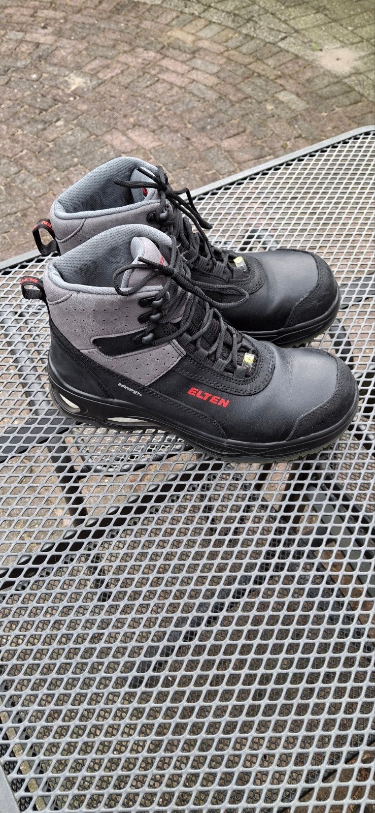 werkschoenen mt 43, Kleding | Heren, Ophalen, Zwart, Zo goed als nieuw, Werkschoenen