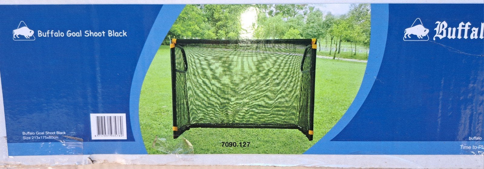 Buffalo Goal Shoot Black Voetbaldoel, Ophalen, Zo goed als nieuw, Overige typen