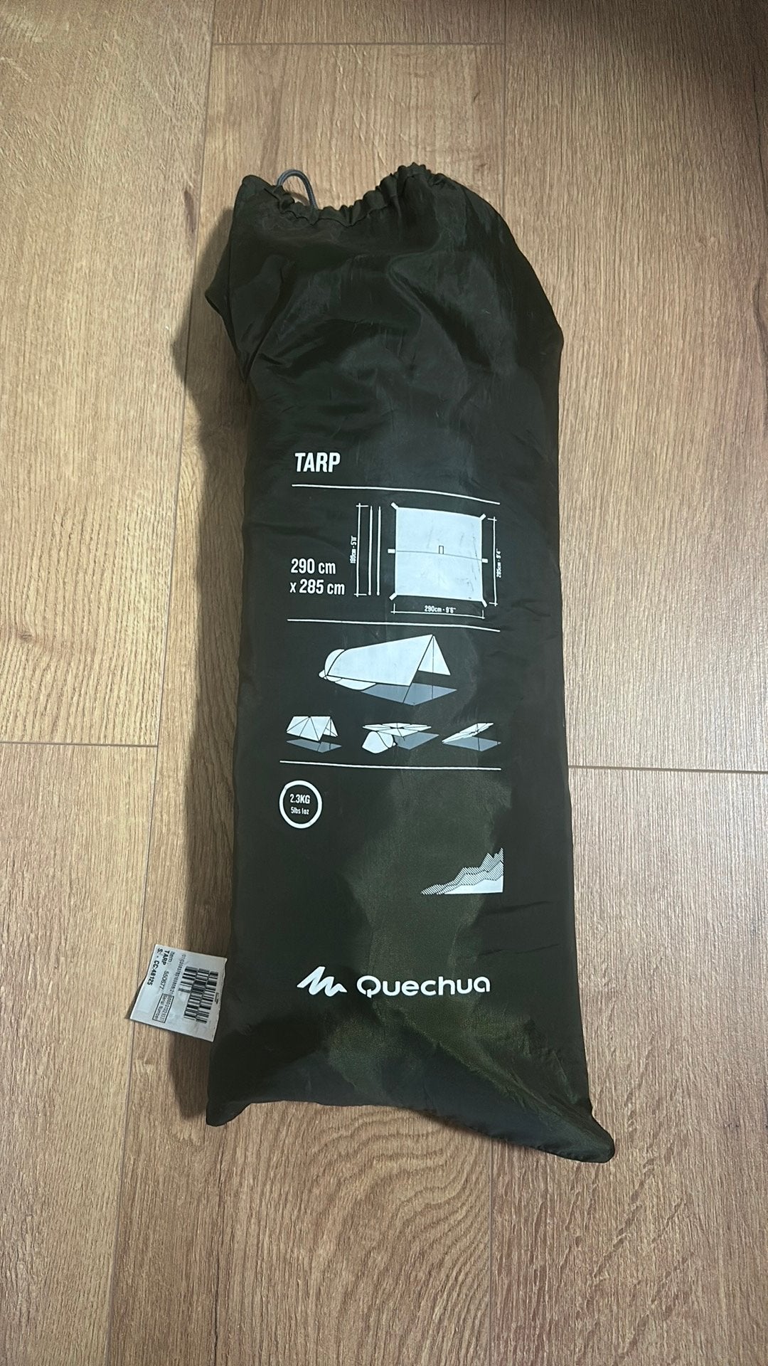 Tarp Decathlon, Ophalen, Zo goed als nieuw