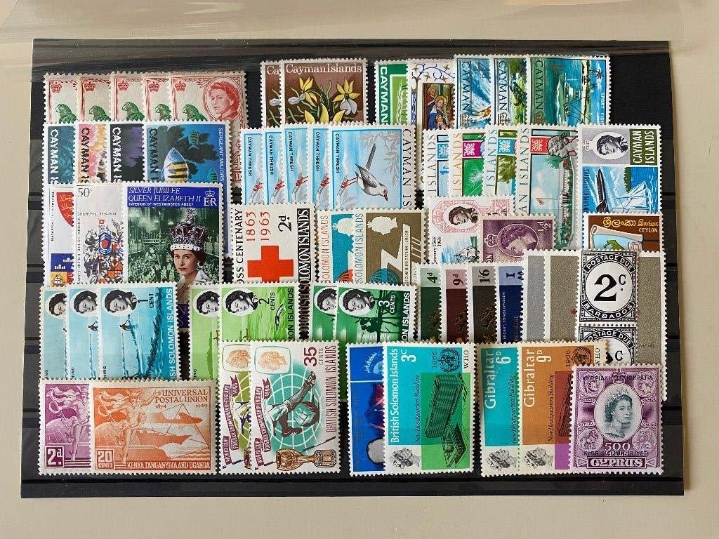 BRITISH COMMONWEALTH pracht kavel met beter materiaal, Postzegels en Munten, Postzegels | Volle albums en Verzamelingen, Verzenden
