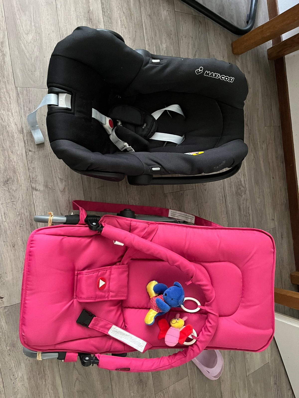 Maxi cosi en wipper, 15 t/m 36 kg, Ophalen of Verzenden, Maxi-Cosi, Gebruikt