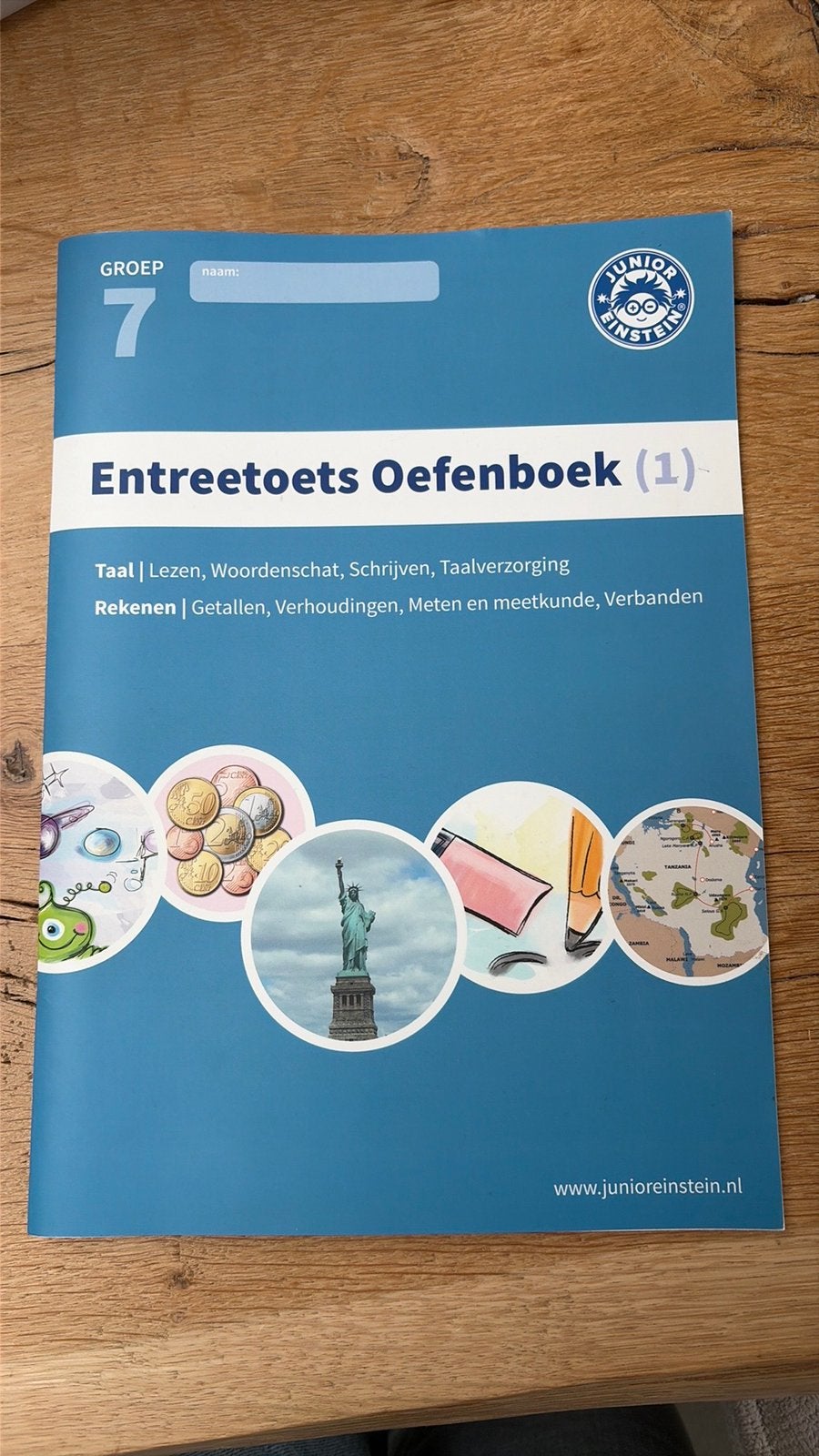 Junior Einstein Oefenboek, Ophalen of Verzenden, Zo goed als nieuw, Overige niveaus, Nederlands
