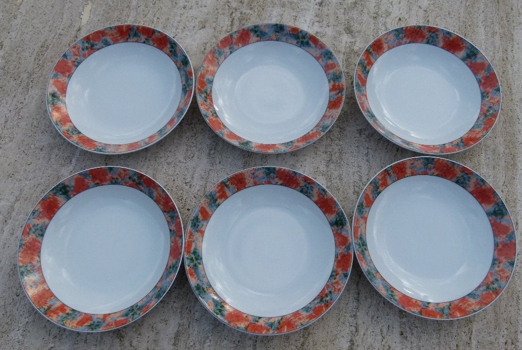 Bavaria Servies met Oranje Boven rand, Nieuw, Ophalen of Verzenden, Bord(en), Wedgwood