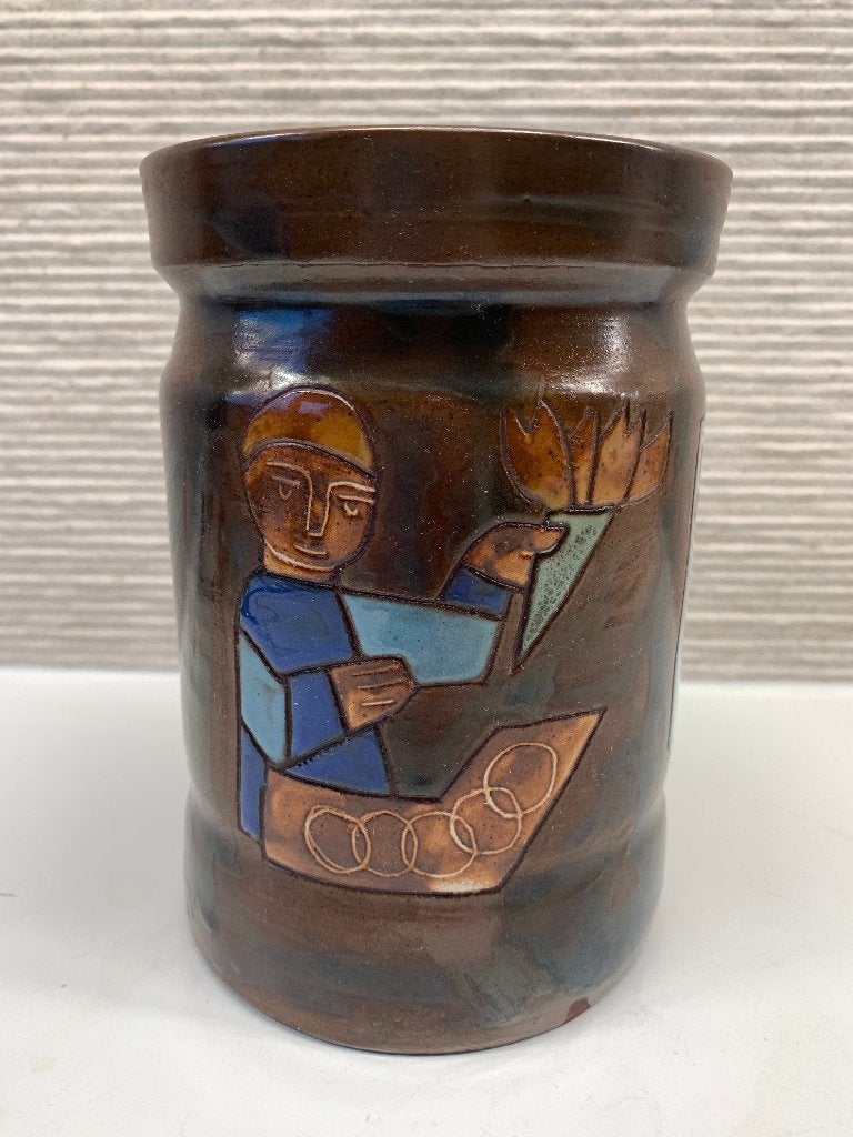 Heel mooi keramiek vaasje Henk Potters vaas 1983, Ophalen of Verzenden