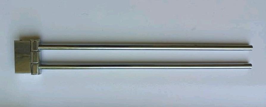 Chromen handdoekhouder Smedbo, zwenkbaar, Ophalen of Verzenden, Gebruikt, Overige kleuren, Handdoekenrek