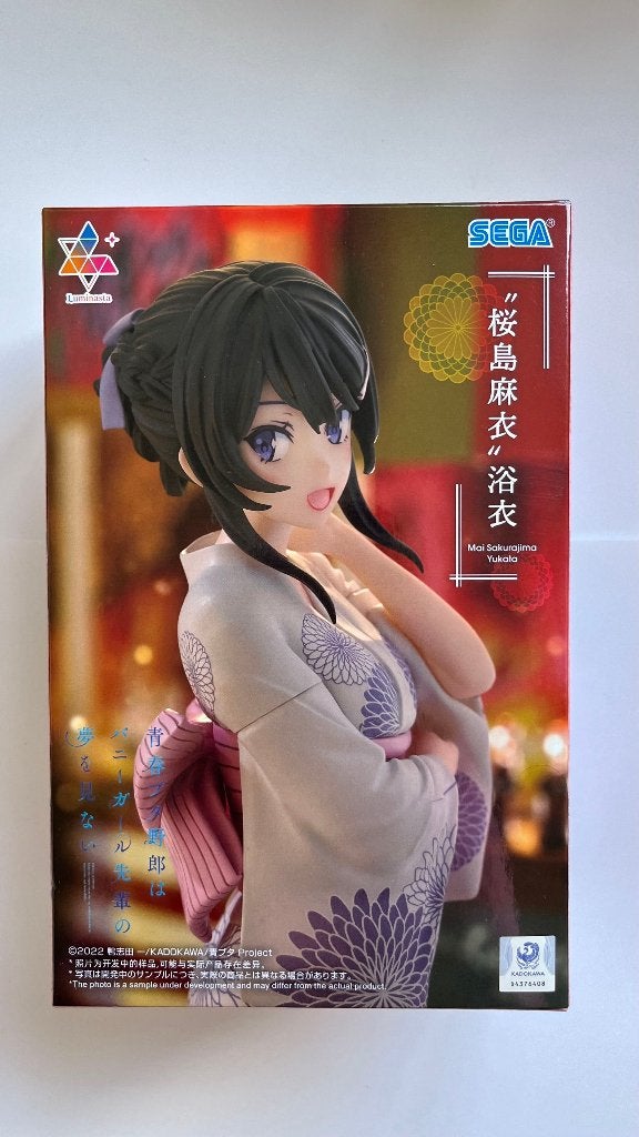 Mai Sakurajima figuur new SEGA Yukata, Ophalen of Verzenden, Nieuw