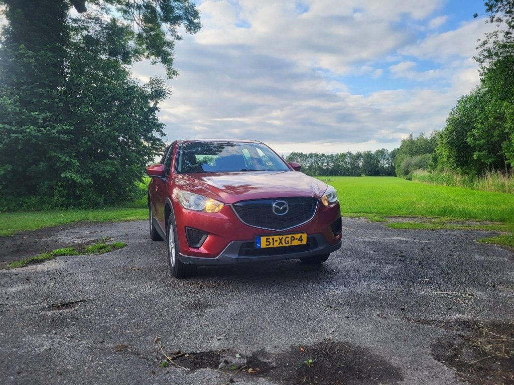 Mazda CX-5 2.0 121KW 2WD 2012 Rood (Nieuwe APK), Auto's, Voorwielaandrijving, Stof, Zwart, 4 cilinders