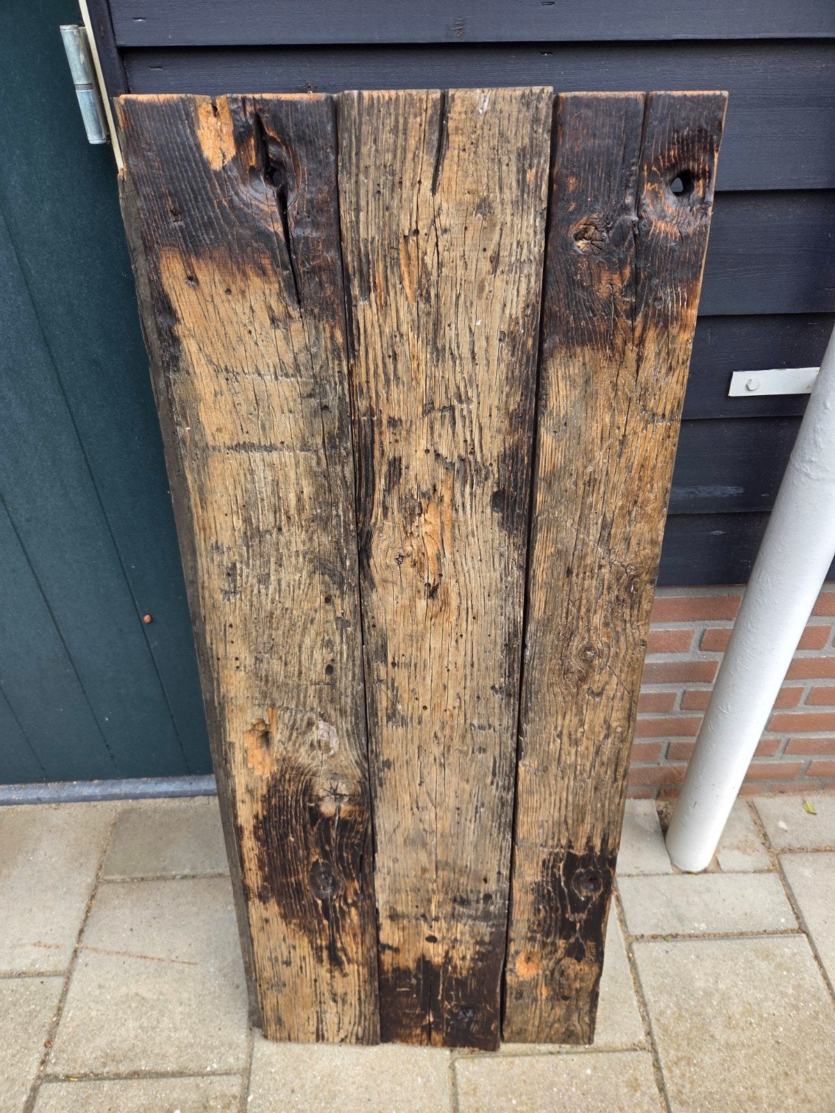 Oude wagonplanken - decoratief voor schap of meubel, Doe-het-zelf en Verbouw, Ophalen of Verzenden
