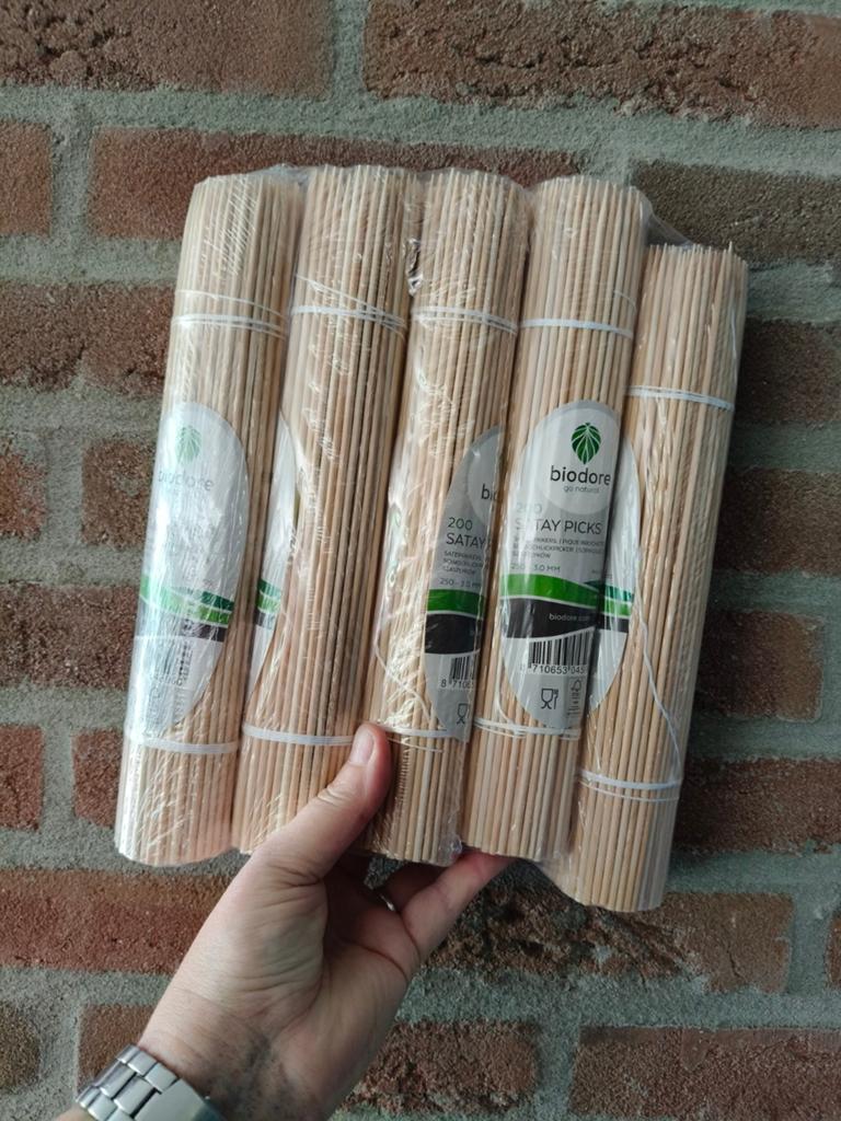 Nieuw!  Biodore Satéprikkers, Ophalen, Overige typen, Hout, Nieuw