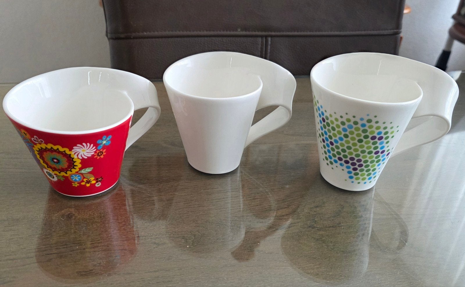 villeroy en boch New Wawe mokken 3x, Ophalen of Verzenden