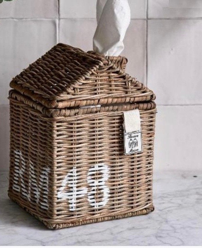 Riviera Maison > Rustic Rattan RM 48 Tissue Box, Ophalen of Verzenden, Zo goed als nieuw, Landelijk