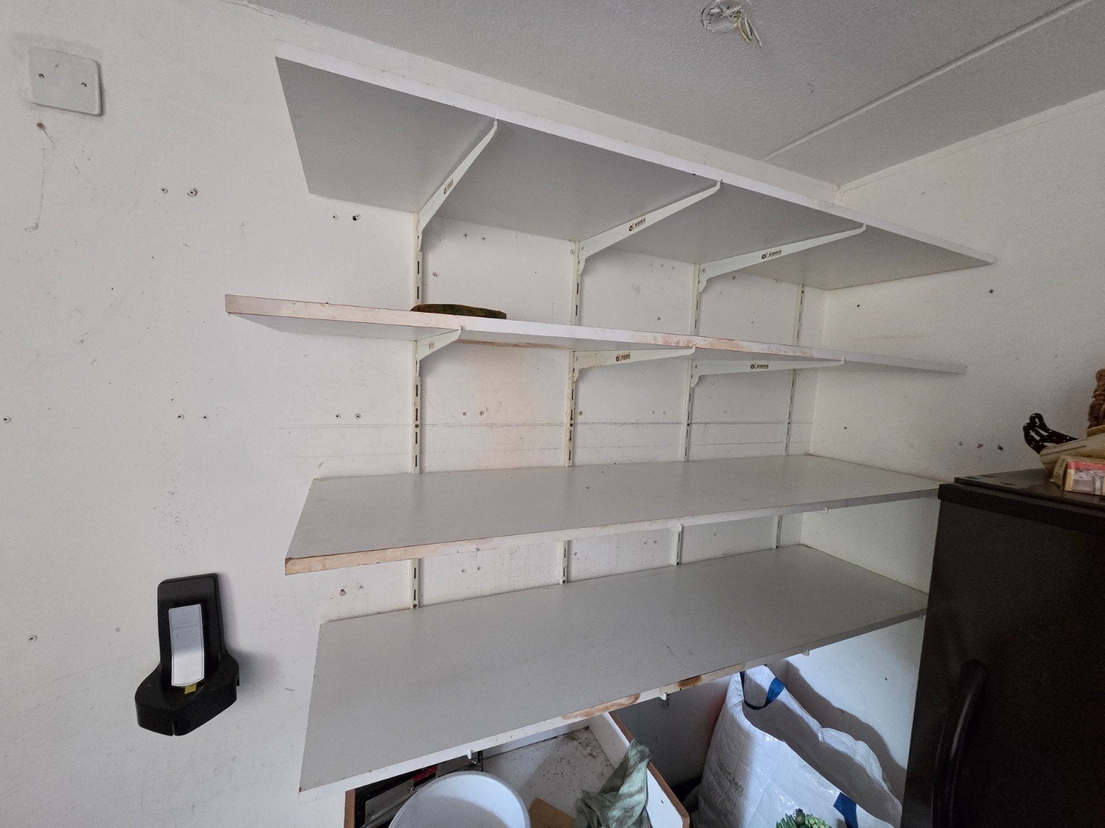 Duraline plankensysteem met MDF planken, Ophalen, Gebruikt