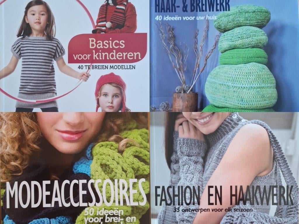 Phildar-Marie claire boeken voor breien en haken, Verzenden, Zo goed als nieuw, Breien of Haken, Patroon of Boek