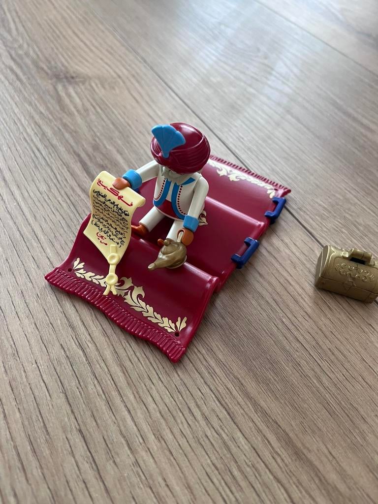 Vintage Playmobil Sultan op vliegend tapijt – 3834, Ophalen of Verzenden, Zo goed als nieuw