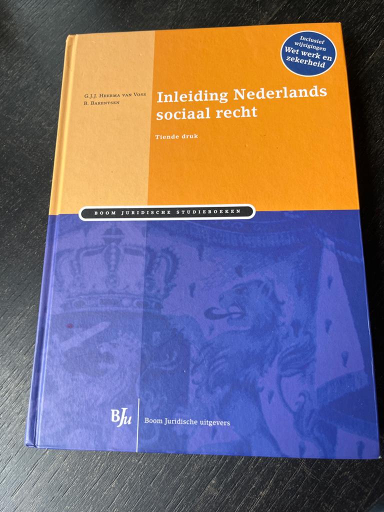 Inleiding Nederlands sociaal recht - 10e druk, Boeken, Ophalen, Gamma, Zo goed als nieuw, HBO
