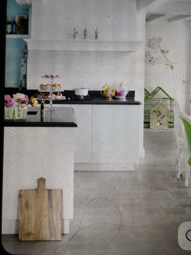 Prachtige keuken met hardstenen blad en kookeiland, Ophalen, Gebruikt, Greeploos, Wit