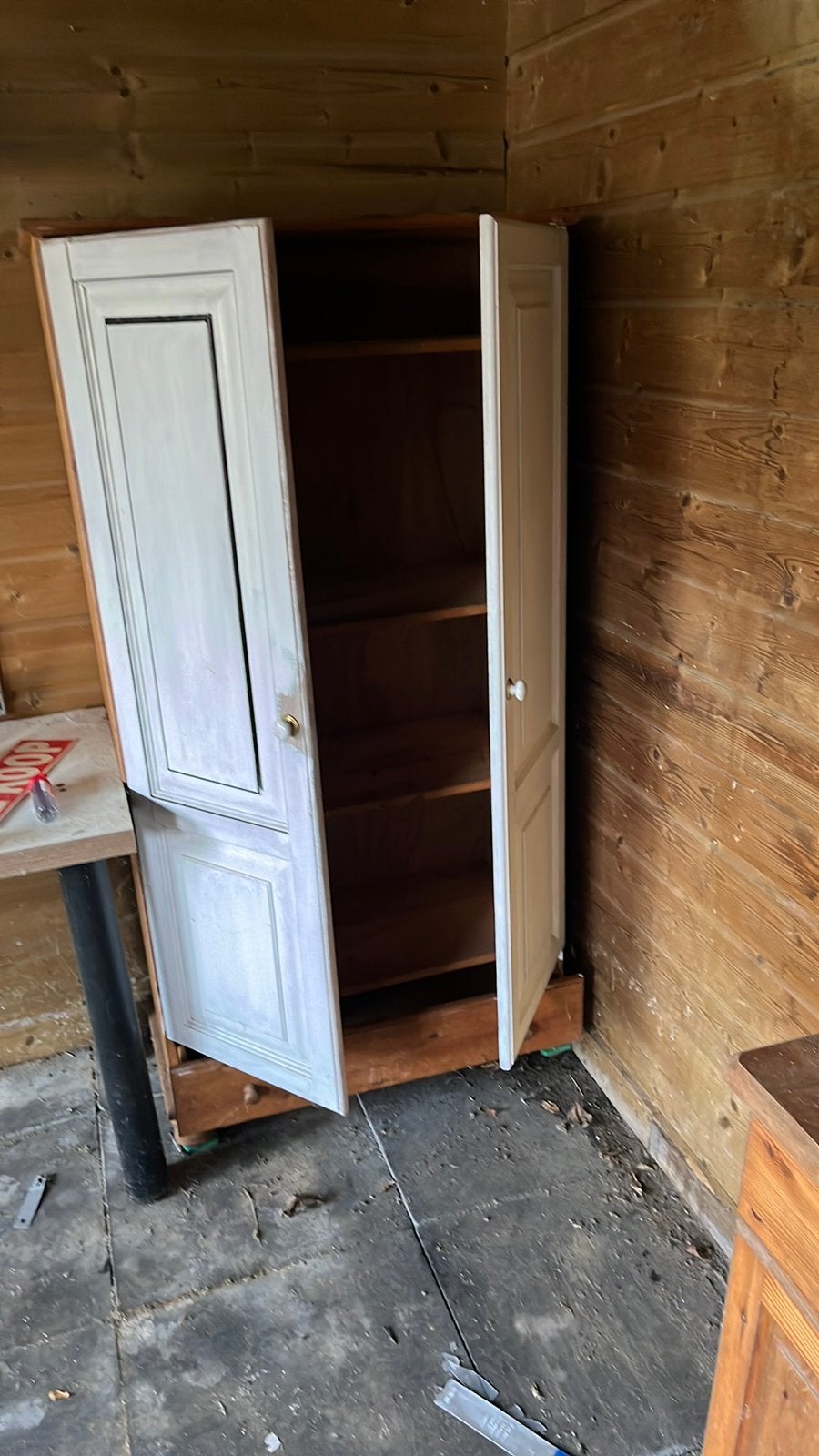 Grenen kast, Zo goed als nieuw, 150 tot 200 cm, 25 tot 50 cm, 50 tot 100 cm