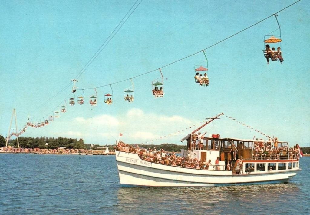 Hilvarenbeek-Recreatieoord Beekse Bergen -rondvaartboot '74, Ophalen, 1960 tot 1980, Ongelopen, Noord-Brabant