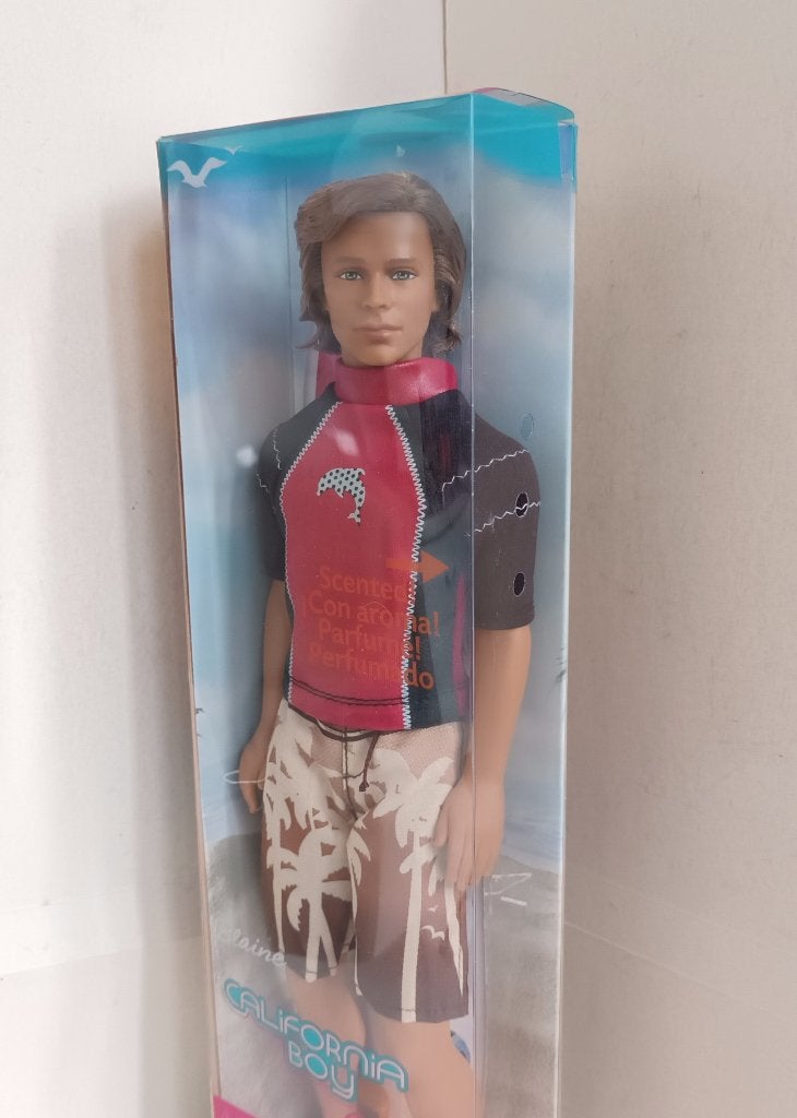 Barbie Mattel Ken Blaine California Boy met doos zonnebril, Ophalen of Verzenden, Pop