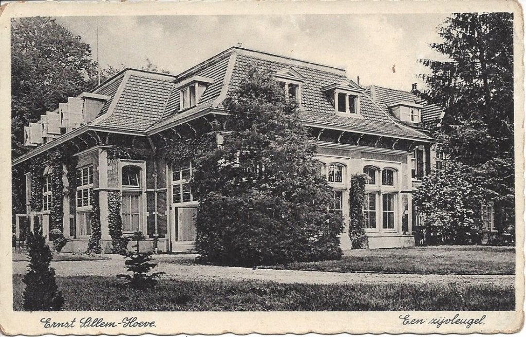 Lage Vuursche (Utr.) Ernst Sillem-Hoeve, een Zijvleugel, Ophalen of Verzenden, 1920 tot 1940, Ongelopen, Utrecht