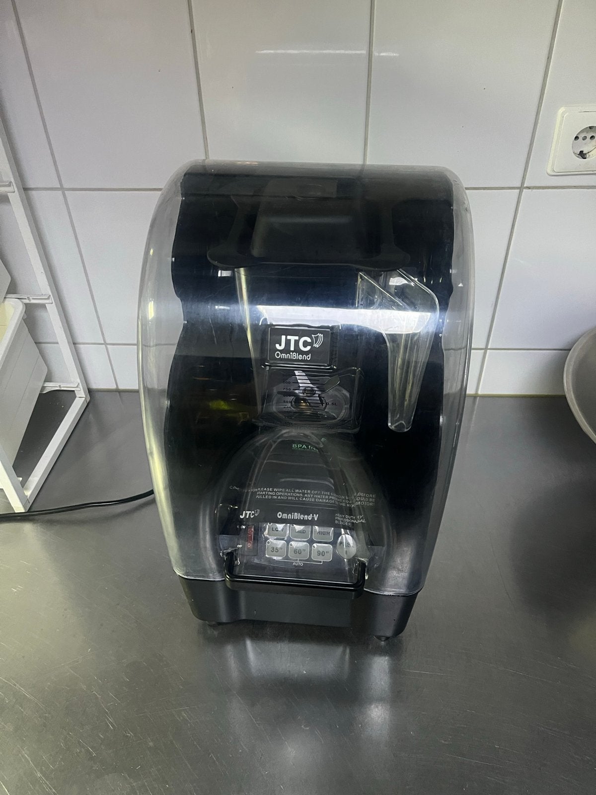 JTC OmniBlend V Powerblender - Professionele Blender, Ophalen of Verzenden, Zo goed als nieuw, Powerblender