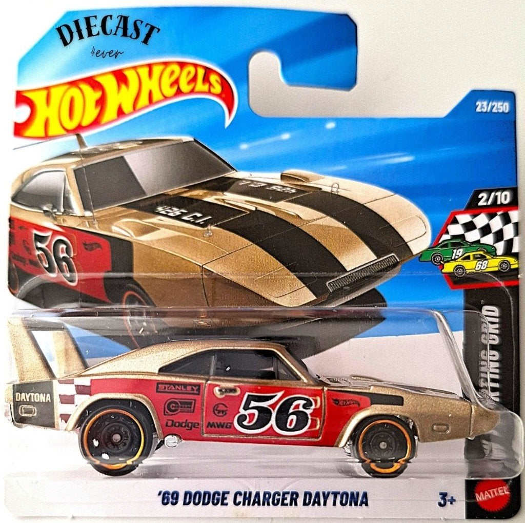 Hot Wheels '69 Dodge Charger Daytona, 2026 Gold, Ophalen, Nieuw, Auto