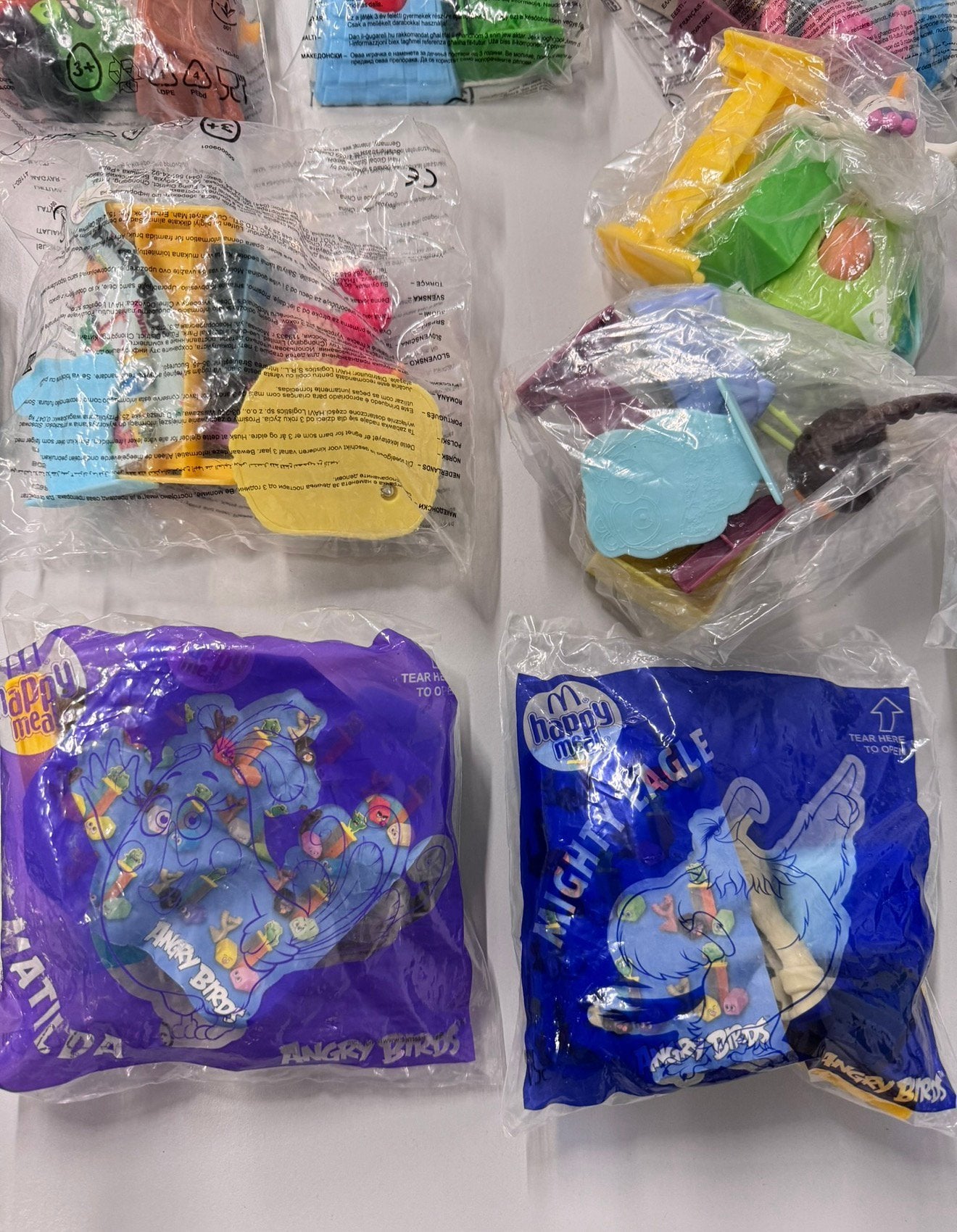 11x Vintage Happy meal McDonalds - speeltjes Angry Birds, Nieuw, Ophalen of Verzenden, H, H