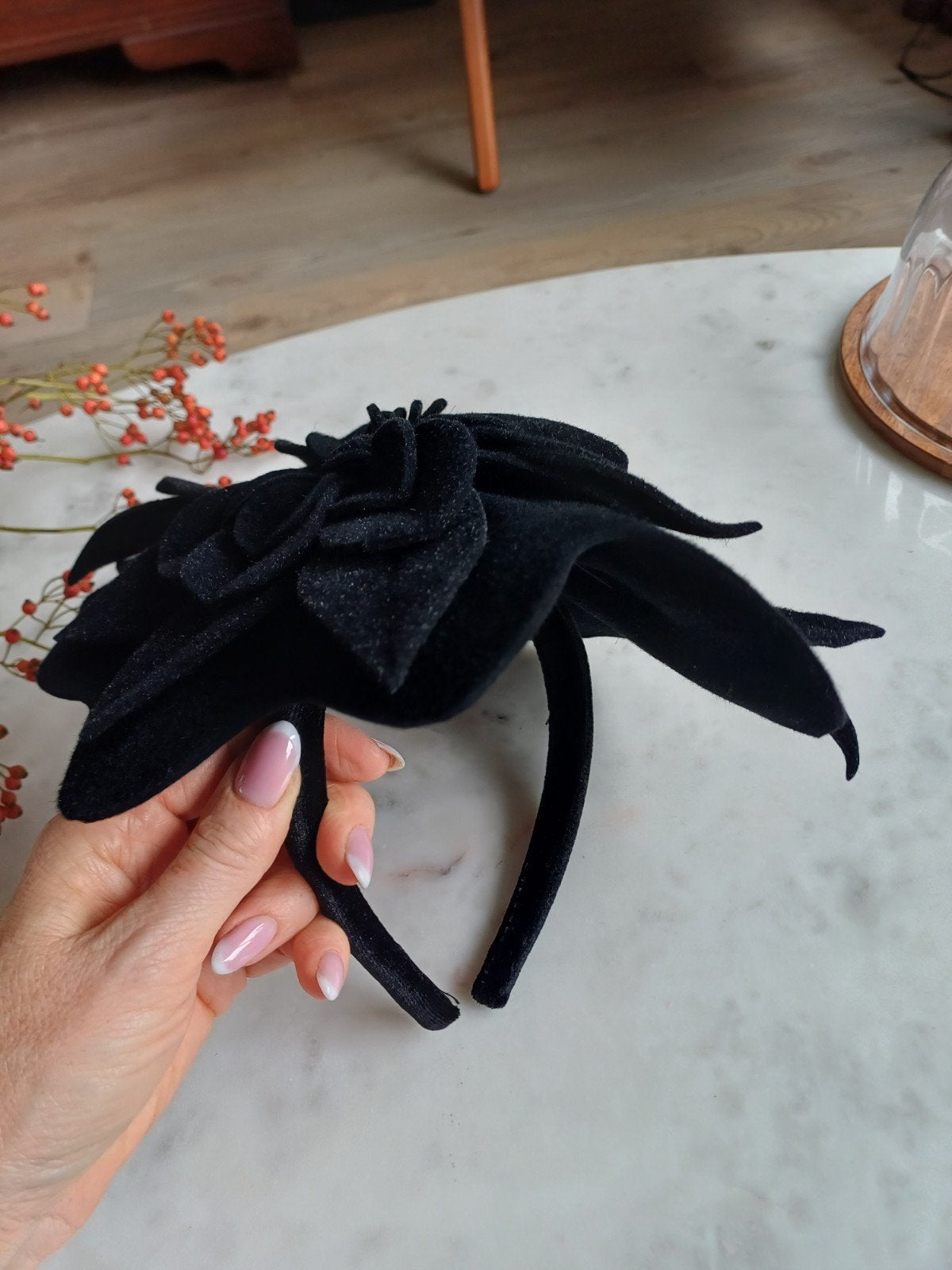 zwarte fascinator vilt. nieuw, Hoed, Nieuw, Fascinator, One size fits all