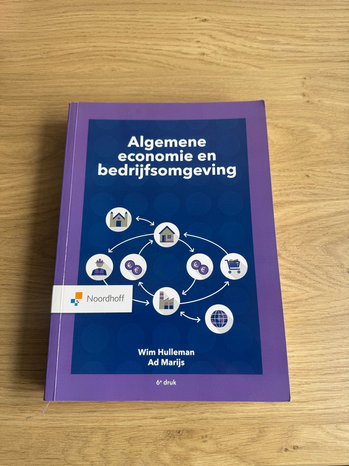 Algemene economie en bedrijfsomgeving - Wim Hulleman, Boeken, Ophalen of Verzenden, Gamma, Zo goed als nieuw, HBO