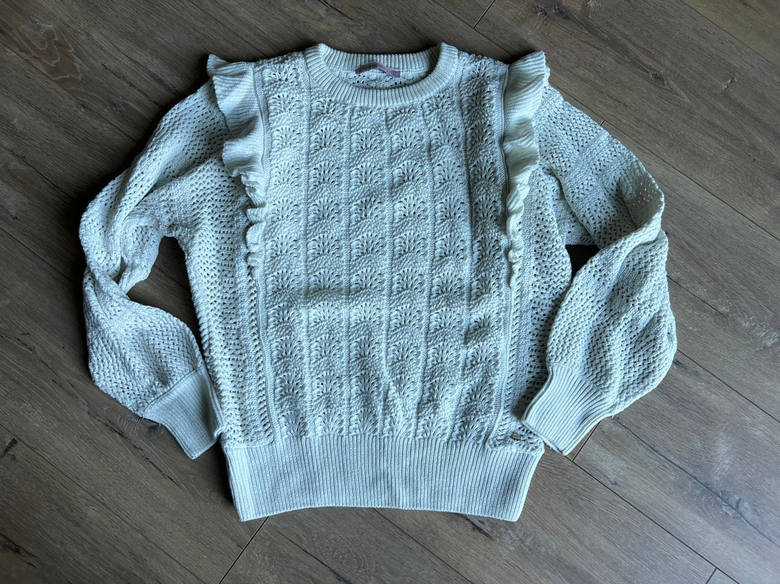 Studio anneloes creme kleur trui maat L, Ophalen of Verzenden, Zo goed als nieuw, Maat 42/44 (L), Wit