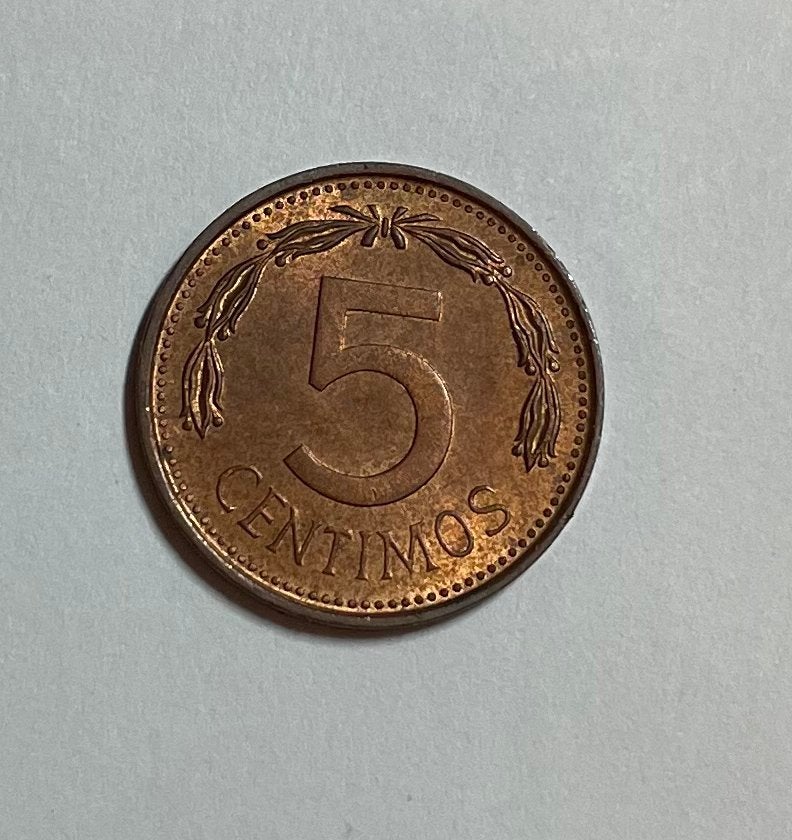 5 centimos Venezuela 1974, Ophalen of Verzenden, Zuid-Amerika