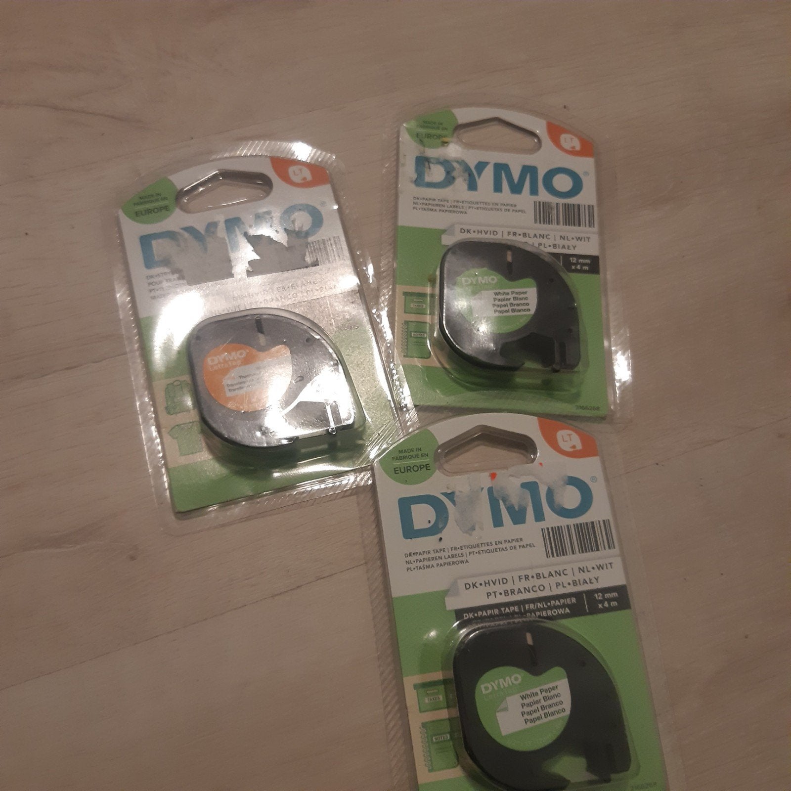 Dymo labeltapes - wit en transparant, Computers en Software, Labelprinters, Ophalen of Verzenden