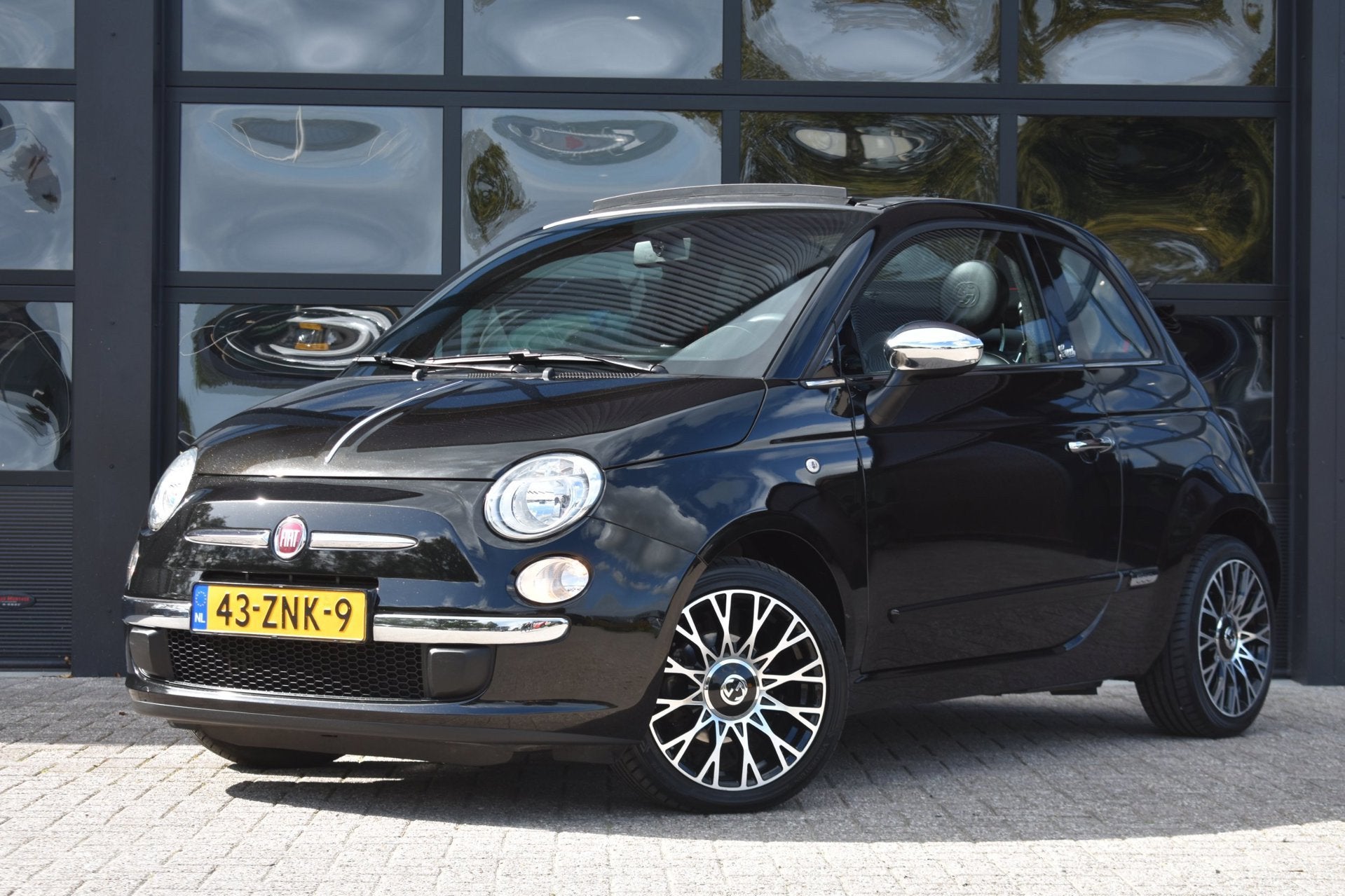 Fiat 500 C 0.9 TwinAir by Gucci '13 Clima Inruil mogelijk, Auto's, Euro 5, 86 pk, Gebruikt, Cabriolet